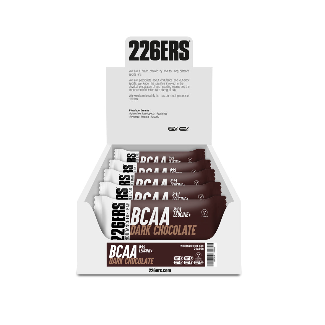 ENDURANCE BAR BCAAs 60G (DARK CHOCOLATE)