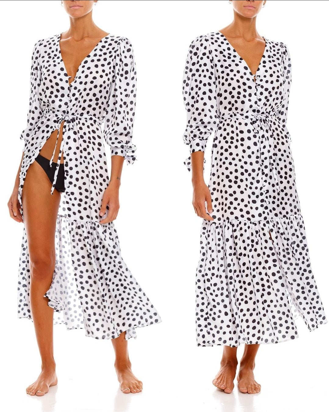 Vestido - Black Dots