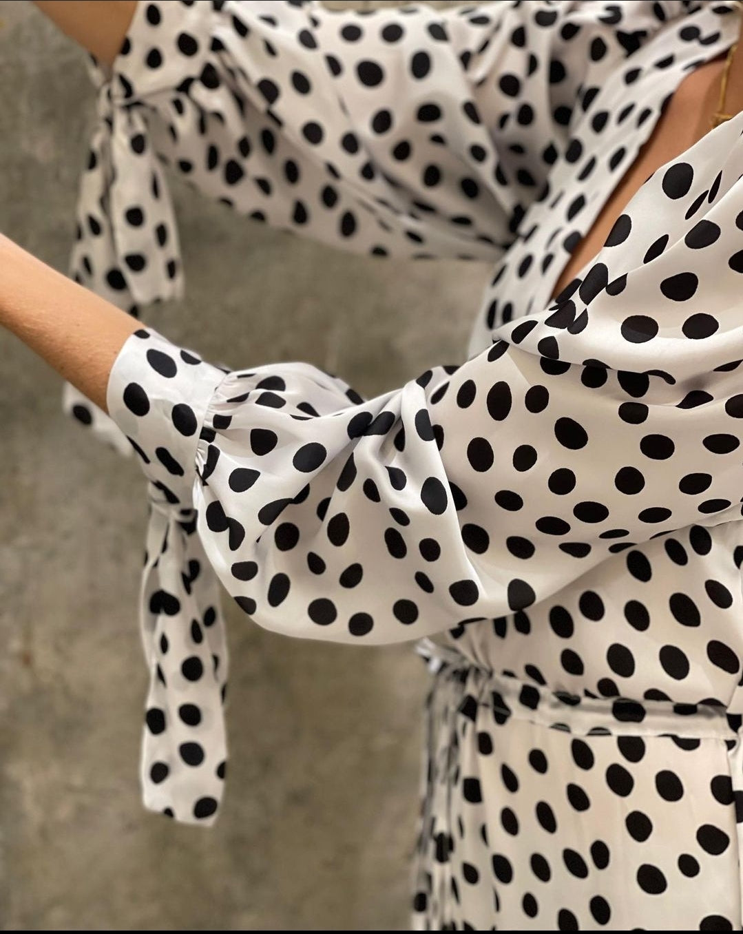 Vestido - Black Dots