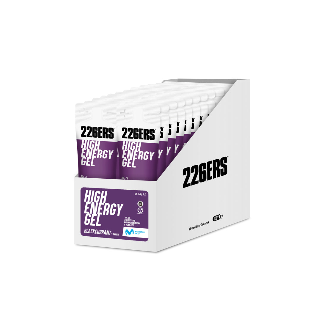 HIGH ENERGY GEL 60ml (BCAAS BLACKCURRANT)