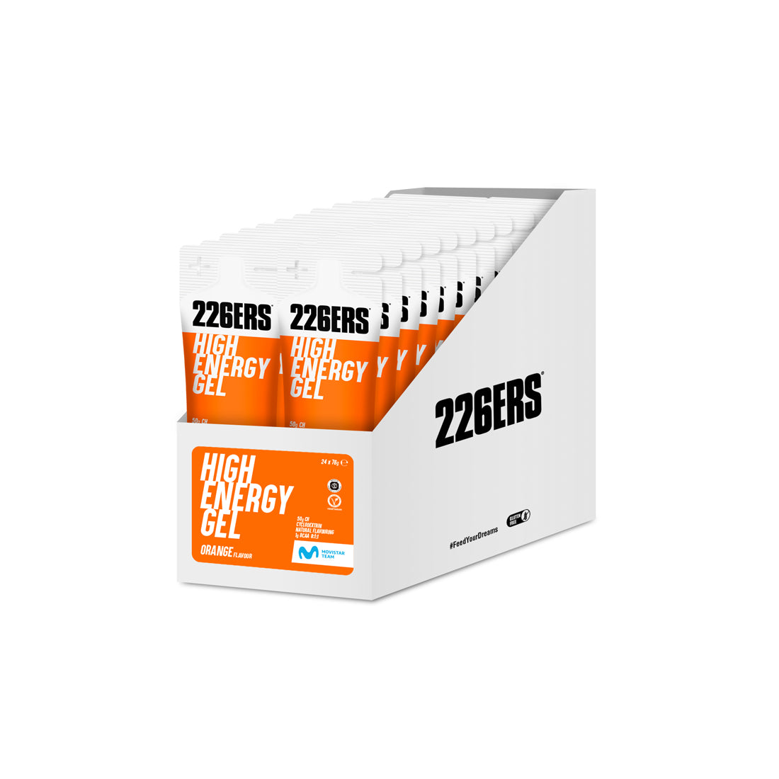 HIGH ENERGY GEL 60ml (BCAAS ORANGE)