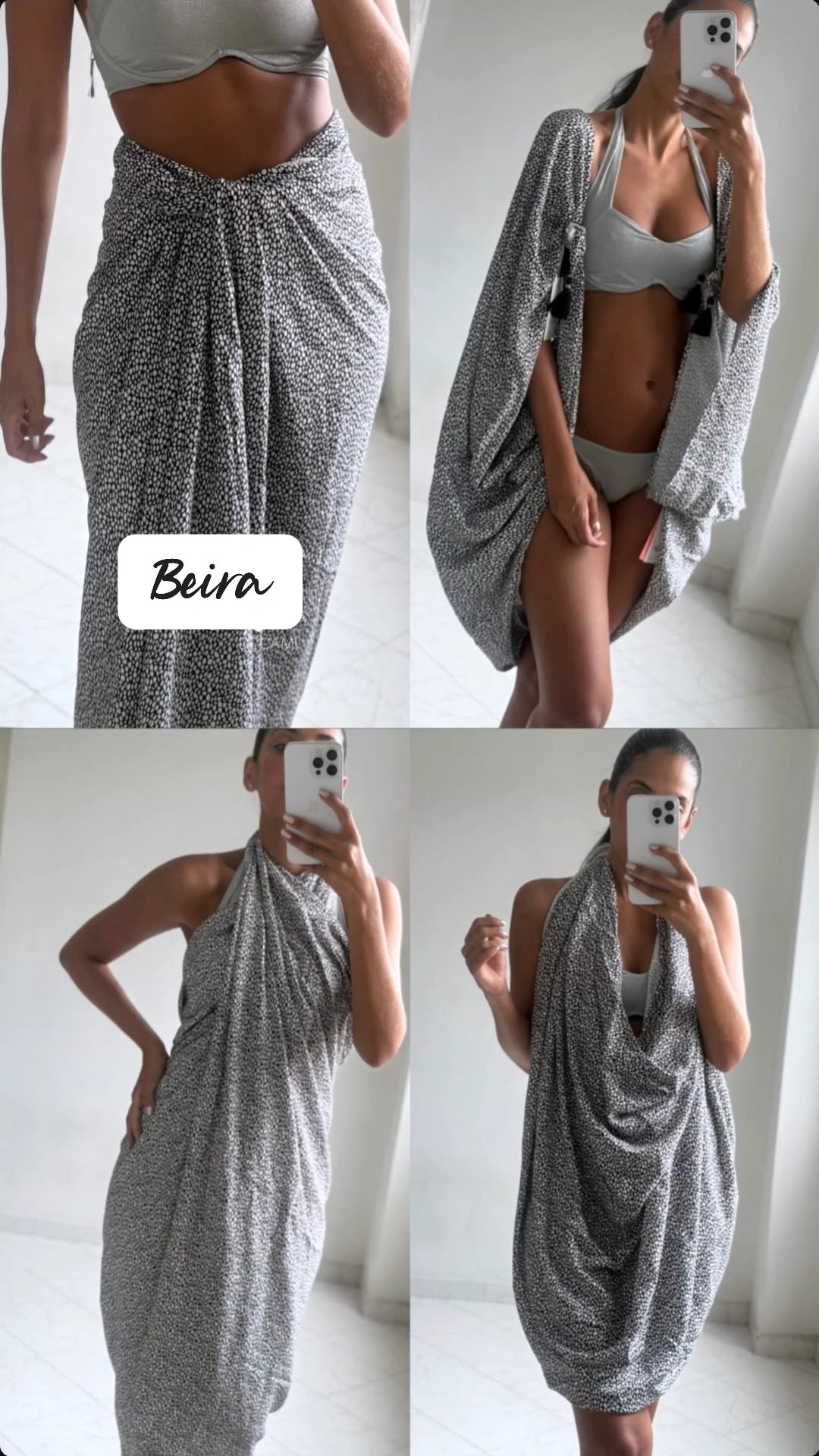 Pareo - Black Dots Isla