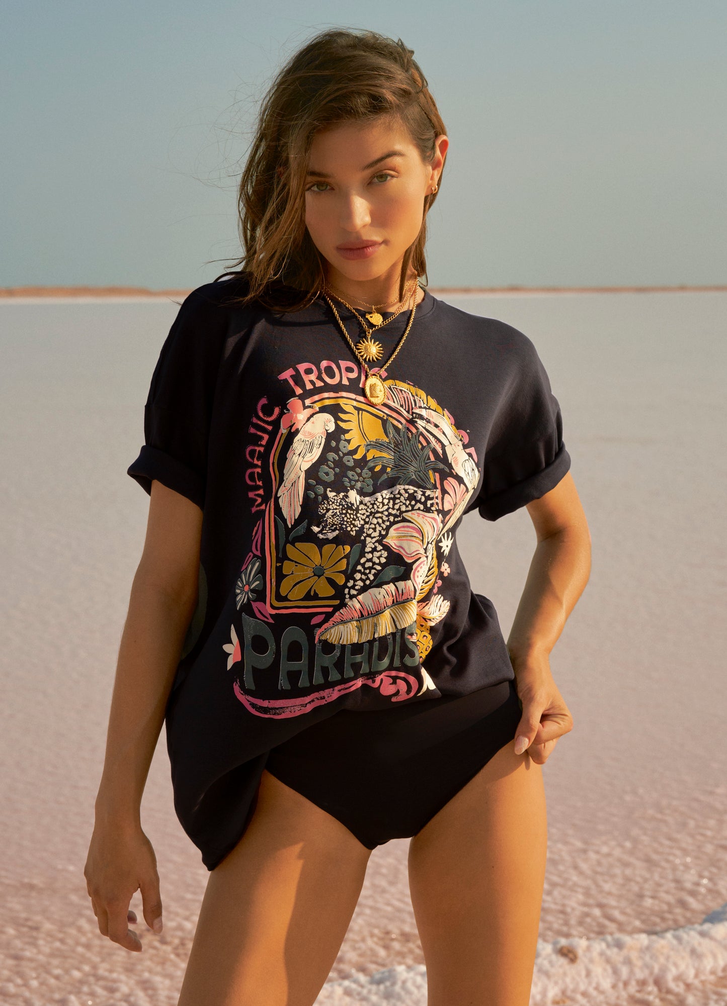 Camiseta - Tropical Jaguar Azalea