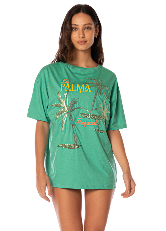 Camiseta - Tropical Green Azalea