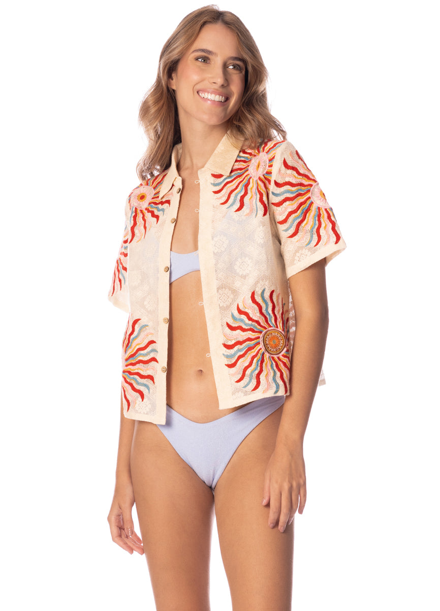 Blusa - Mesh Garden Cannon