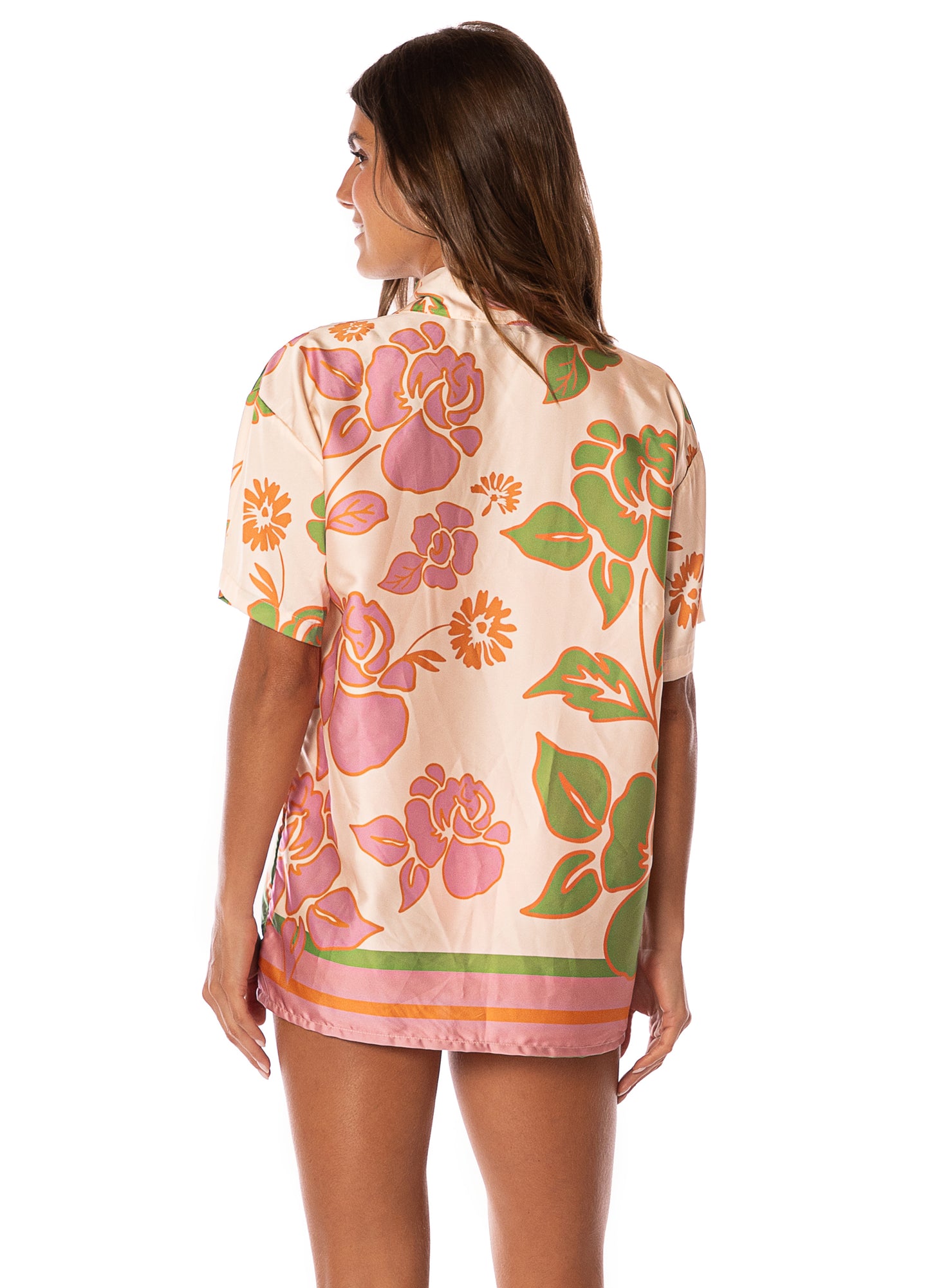 Blusa - Floating Blooms Noise