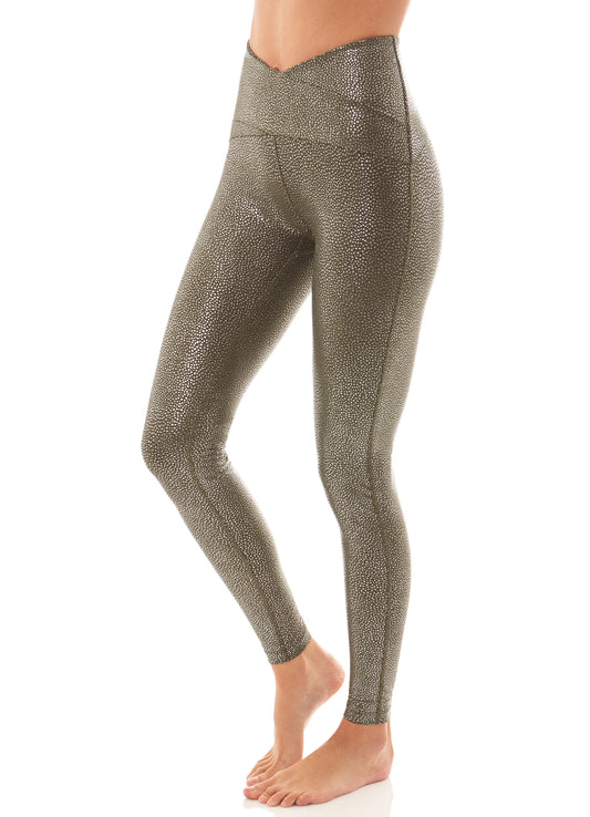 Leggins - Olive Shimmer