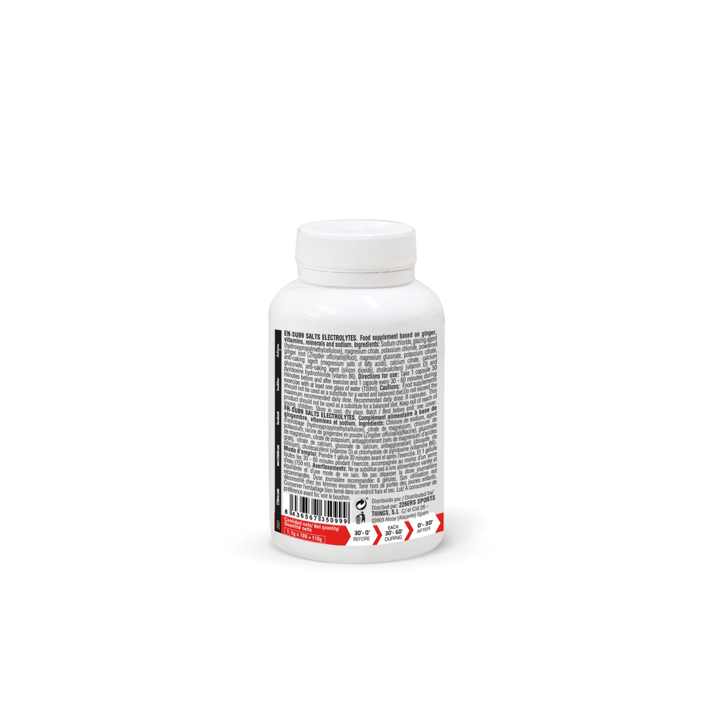 SUB9 SALTS ELECTROLYTES (GINGER)