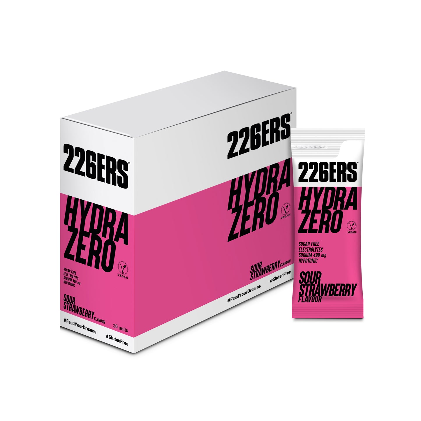 HYDRA ZERO DRINK 225G (STRAWBERRY)