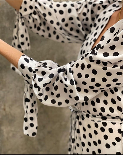 Vestido - Black Dots