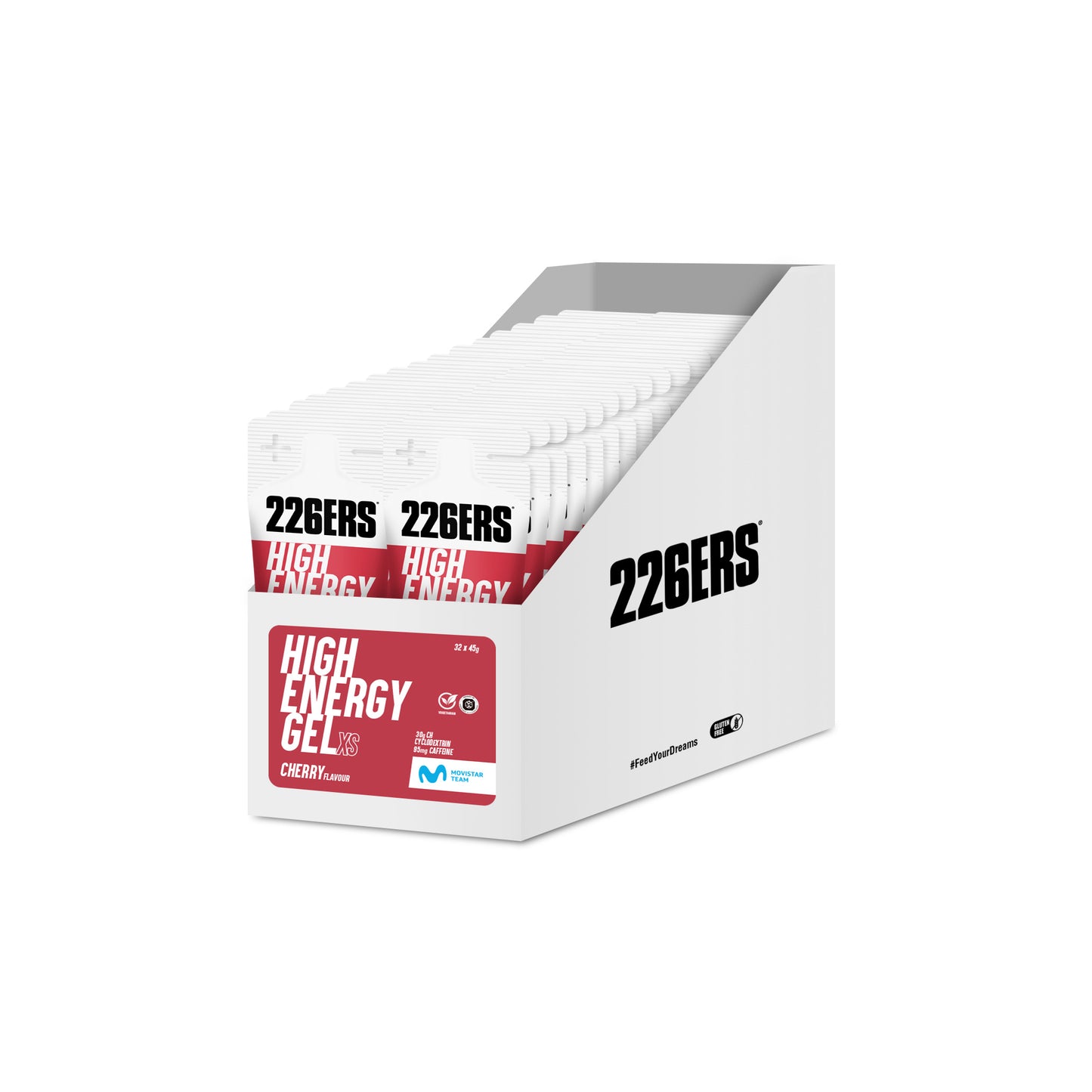 HIGH ENERGY GEL XS 45G (CAFFEINE CHERRY)