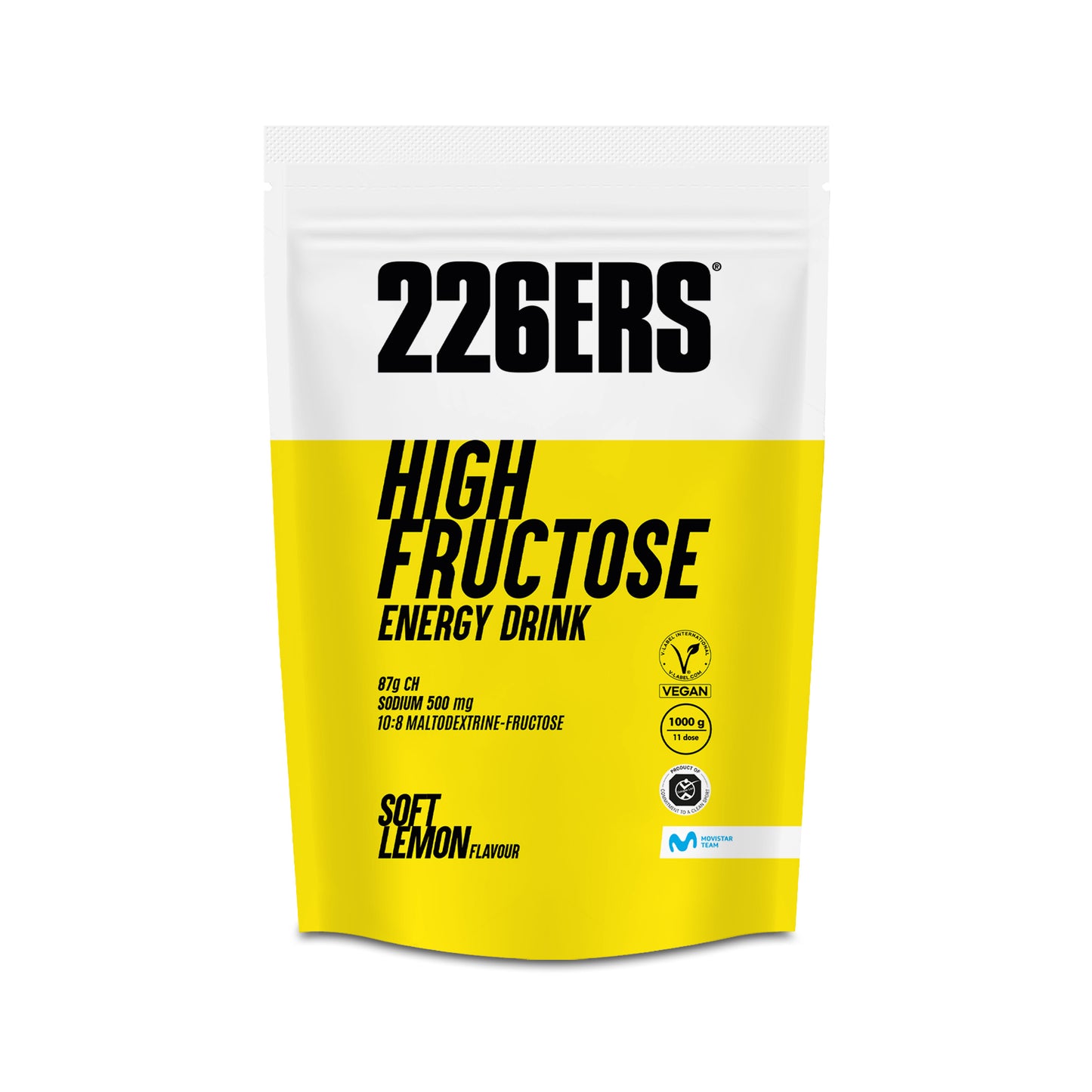 HIGH FRUCTOSE ENERGY DRINK 1KG (SOFT LEMON)