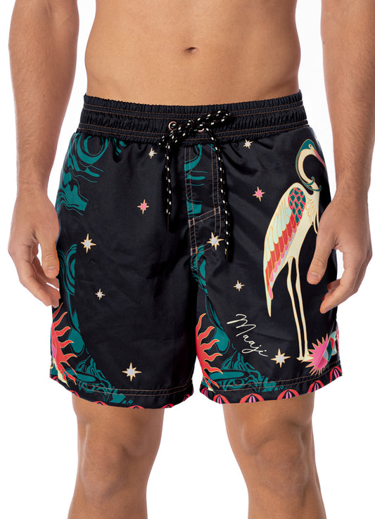 Pantaloneta - Flamingo Night Sailor