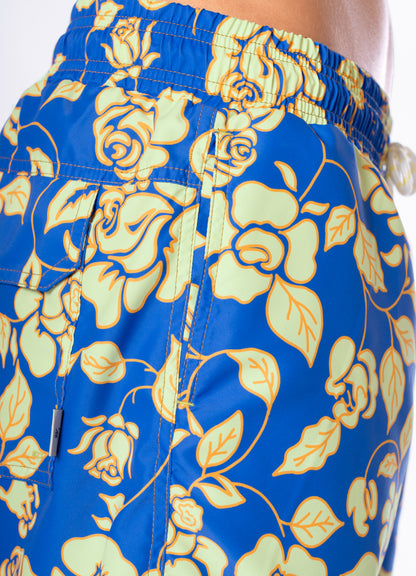 Pantaloneta - Cobalt Flora Sailor