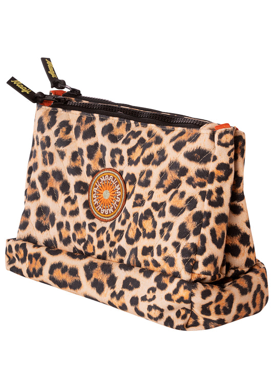 Cosmetiquera - Cheetah Coral