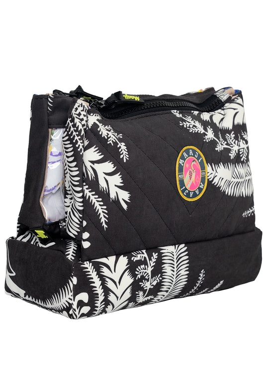 Cosmetiquera - Midnight Palm Coral