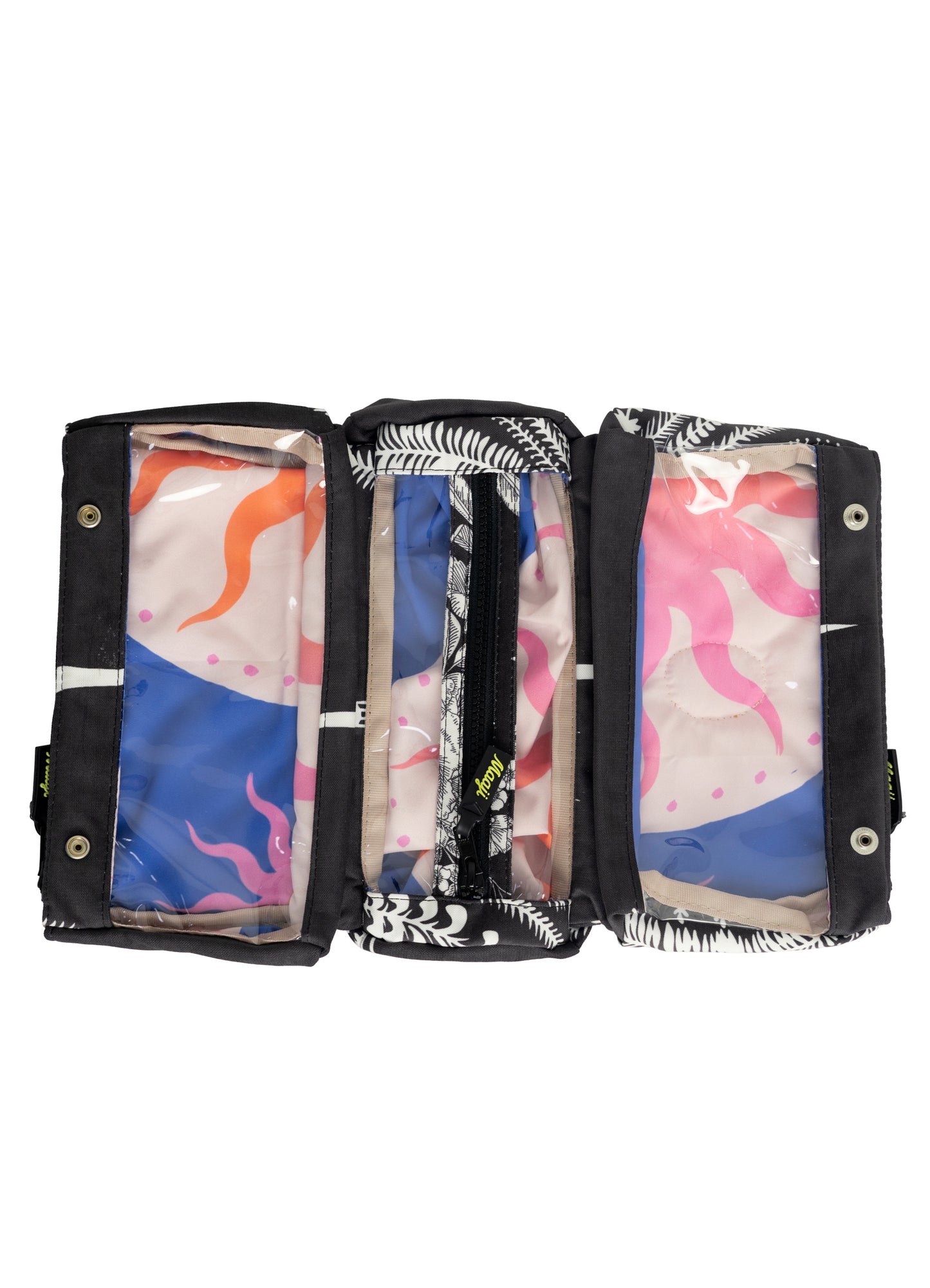 Cosmetiquera - Midnight Palm Coral