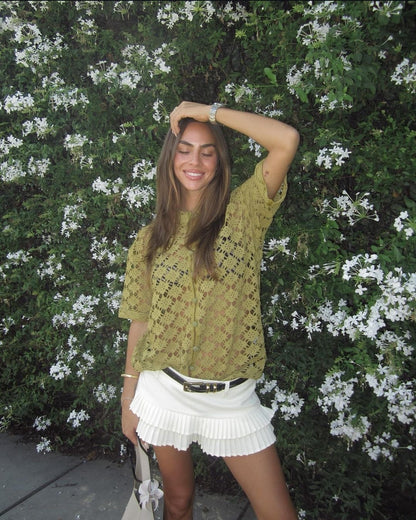 Blusa - Engraved Leaves Sol