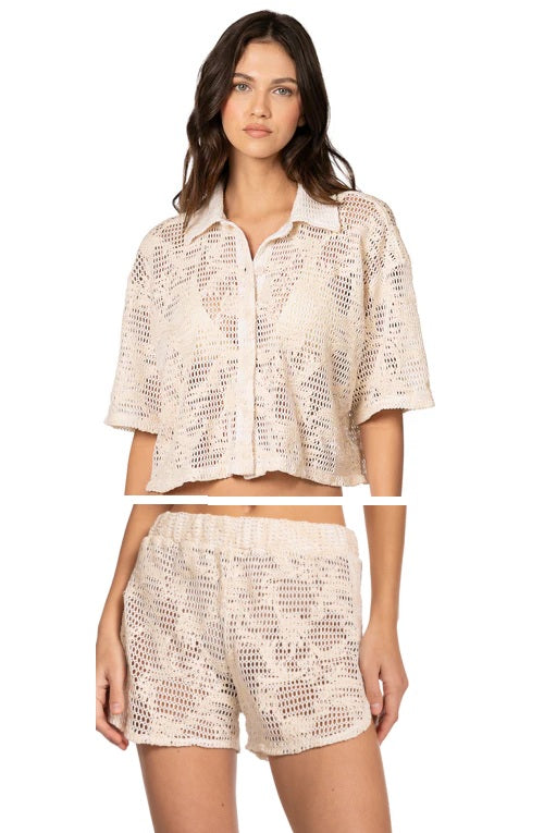 Set - Creamy Boho Lace Gael Solene