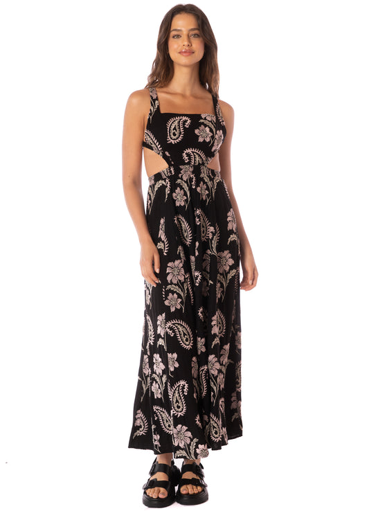 Vestido -  Midnight Paisley Canary