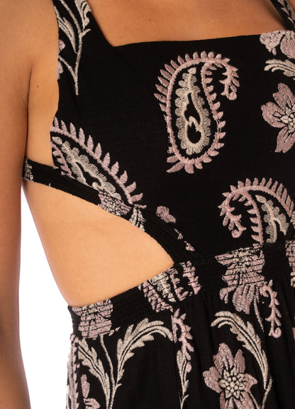 Vestido -  Midnight Paisley Canary