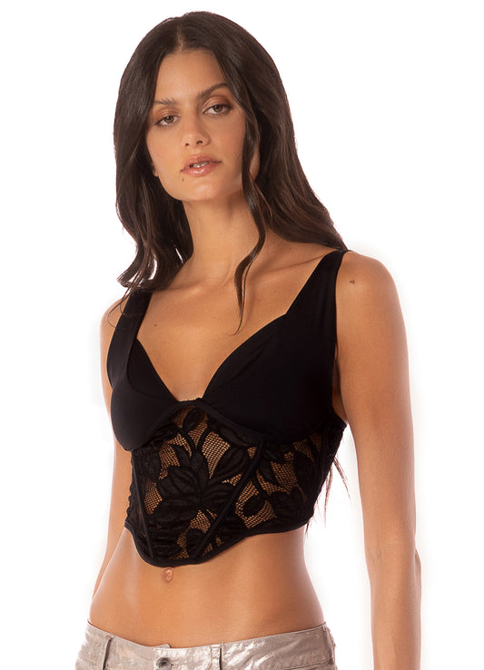 Crop Top - Blackjack Lumi