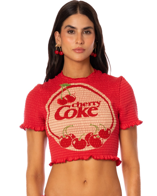 Crop Top - Nerina Cherry Coke