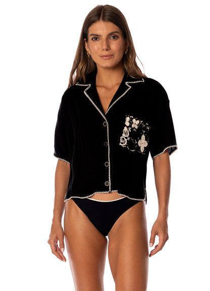 Camisa - Midnight Black Jaya