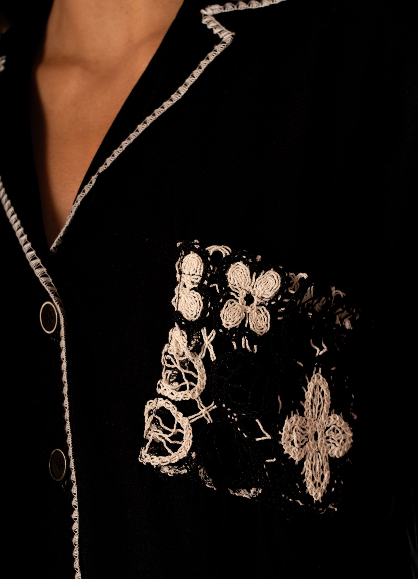 Camisa - Midnight Black Jaya