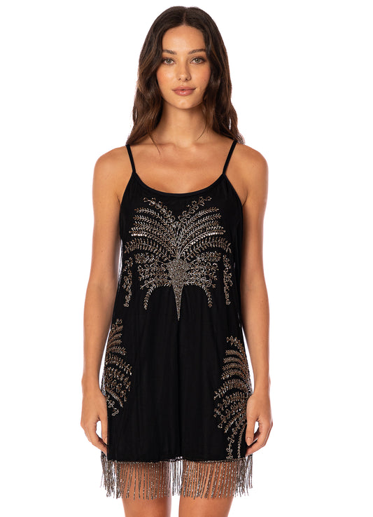 Vestido - Midnight Palm Tatami