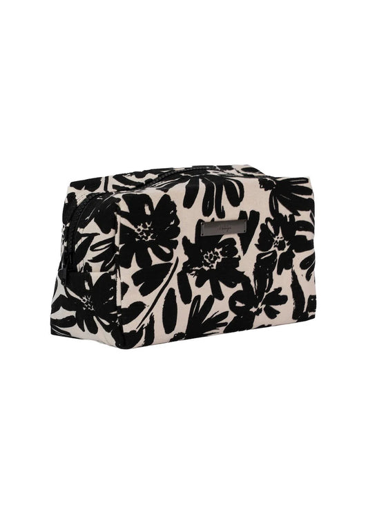 Cosmetiquera - Tile Aura Black Flower