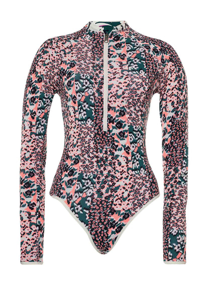 Entero - Tropical Leaves Cardi