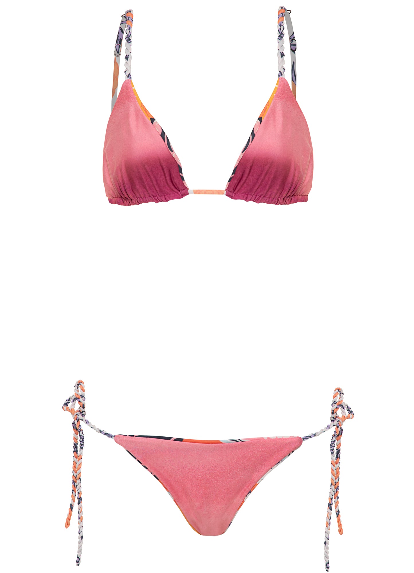 Bikini - Sundance Pink Upbraid Sunning