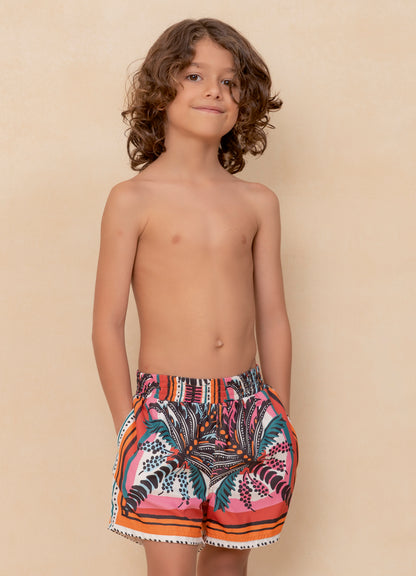 Pantaloneta Kids - Eclectic Palms Little Sailor
