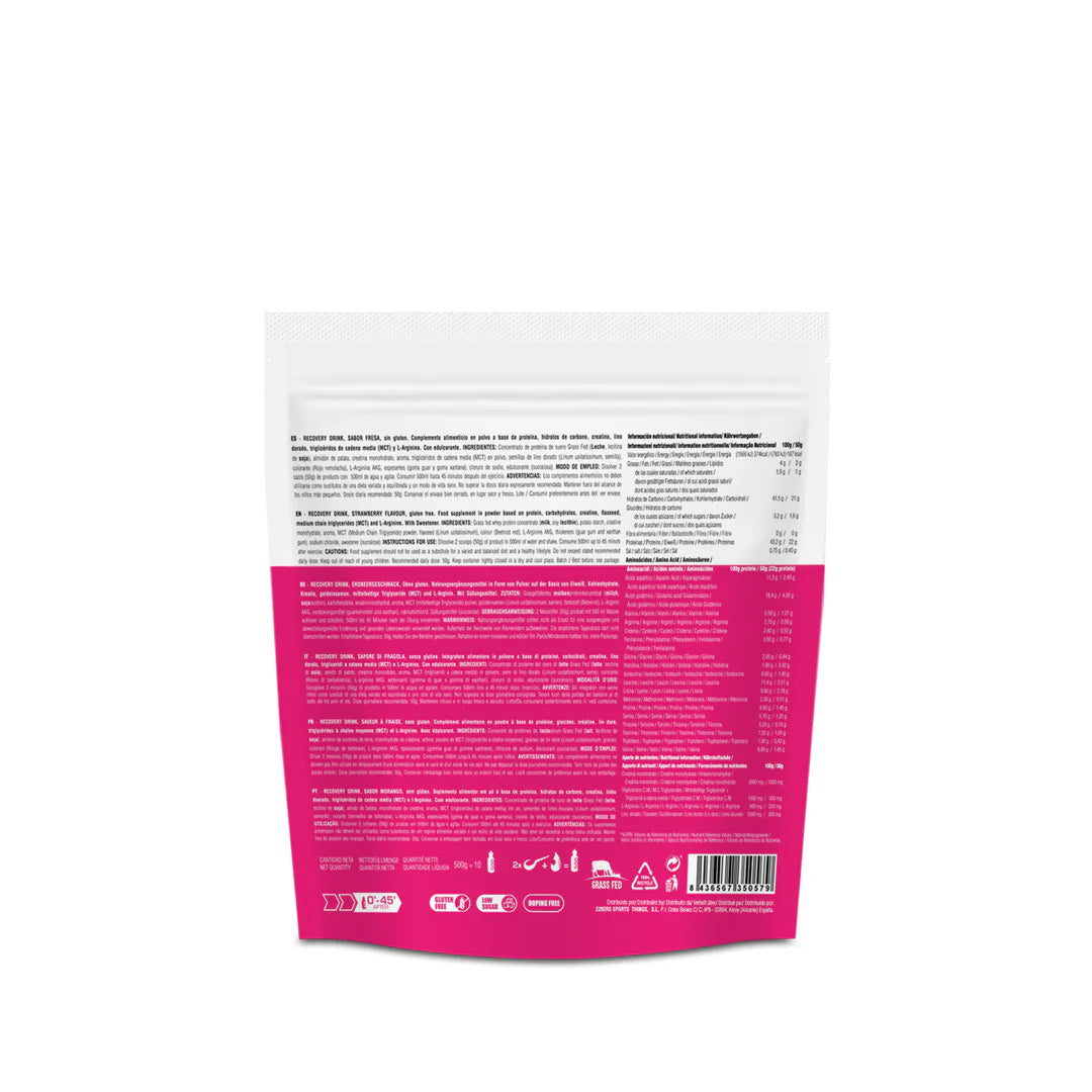 RECOVERY DRINK 500G (STRAWBERRY)