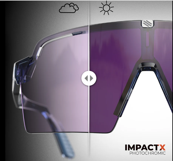 SPINSHIELD PRO - BLACK MATTE - IMPACTX PHOTOCHROMIC 2 LASER BLACK