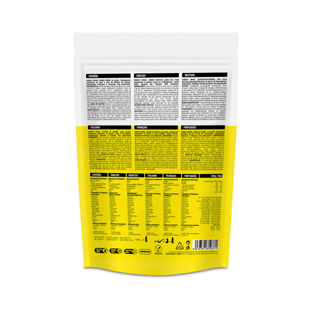 ENERGY DRINK 1KG (LEMON)