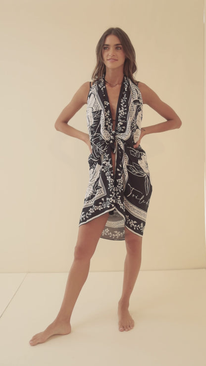 Pareo - French Toile Cosmos